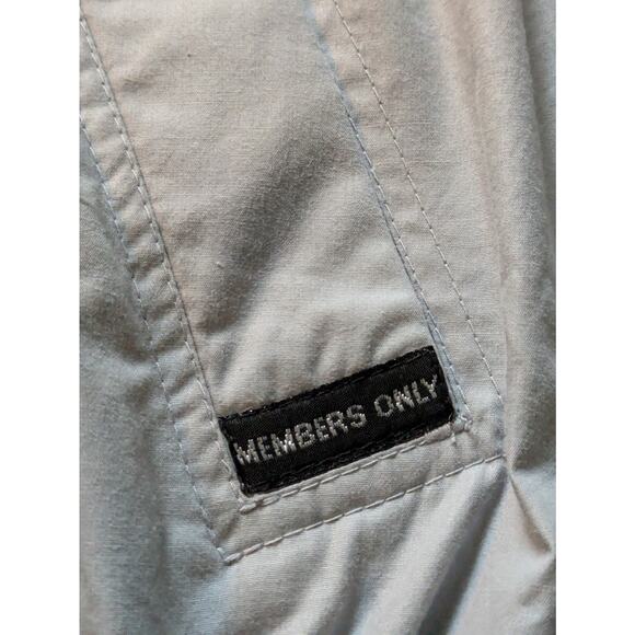 Vintage Members Only Men's Reversible Bomber Jacket Gray - XL, MADE IN THAILAND - Picture 6 of 16